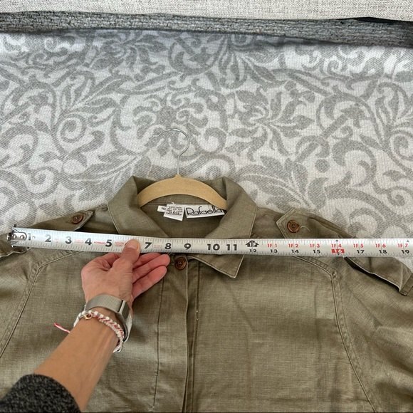 Linen blend bomber jacket - Picture 2 of 12